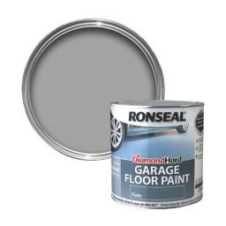 Ronseal Diamond hard Slate Satin Garage floor paint, 2.5L