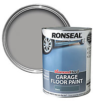 Ronseal Diamond hard Slate Satin Garage floor paint, 5L