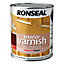 Ronseal Diamond hard Teak Gloss Wood varnish, 0.75L