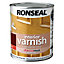 Ronseal Diamond hard Teak Gloss Wood varnish, 250ml