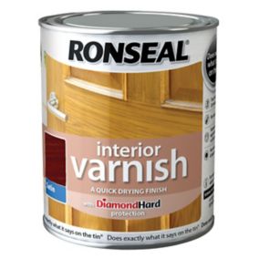 Ronseal Diamond hard Teak Satin Wood varnish, 0.75L