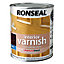 Ronseal Diamond hard Walnut Satin Wood varnish, 750ml
