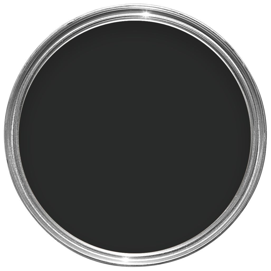 Ronseal Doorstop Paint Black Satin Doorstep paint, 750ml