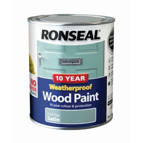 Ronseal Duck egg Satinwood Exterior Wood paint, 750ml