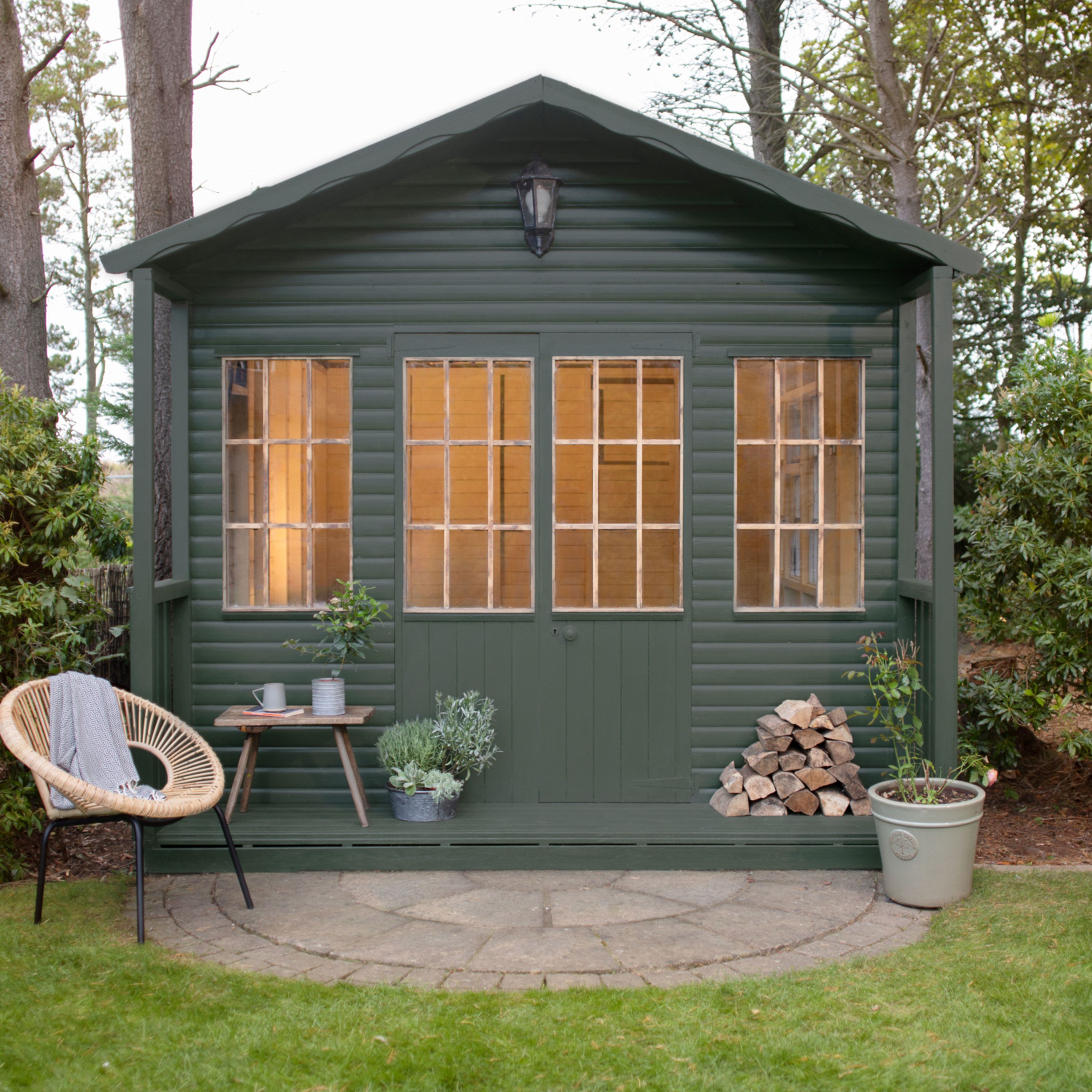 Ronseal Fence Life Plus Forest green Matt Exterior Fence & shed Wood paint, 5L Tub