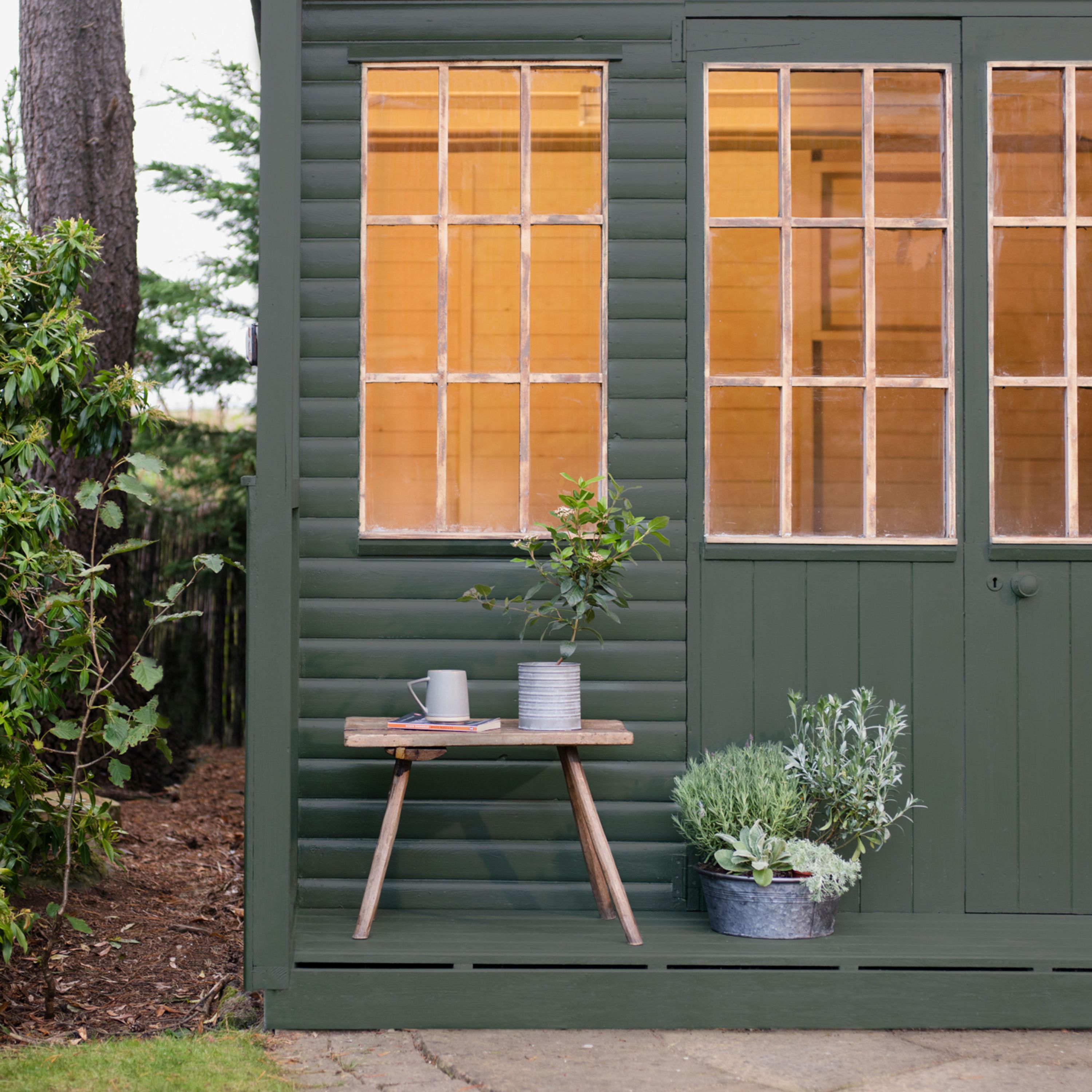 Ronseal Fence Life Plus Forest green Matt Exterior Fence & shed Wood paint, 5L Tub