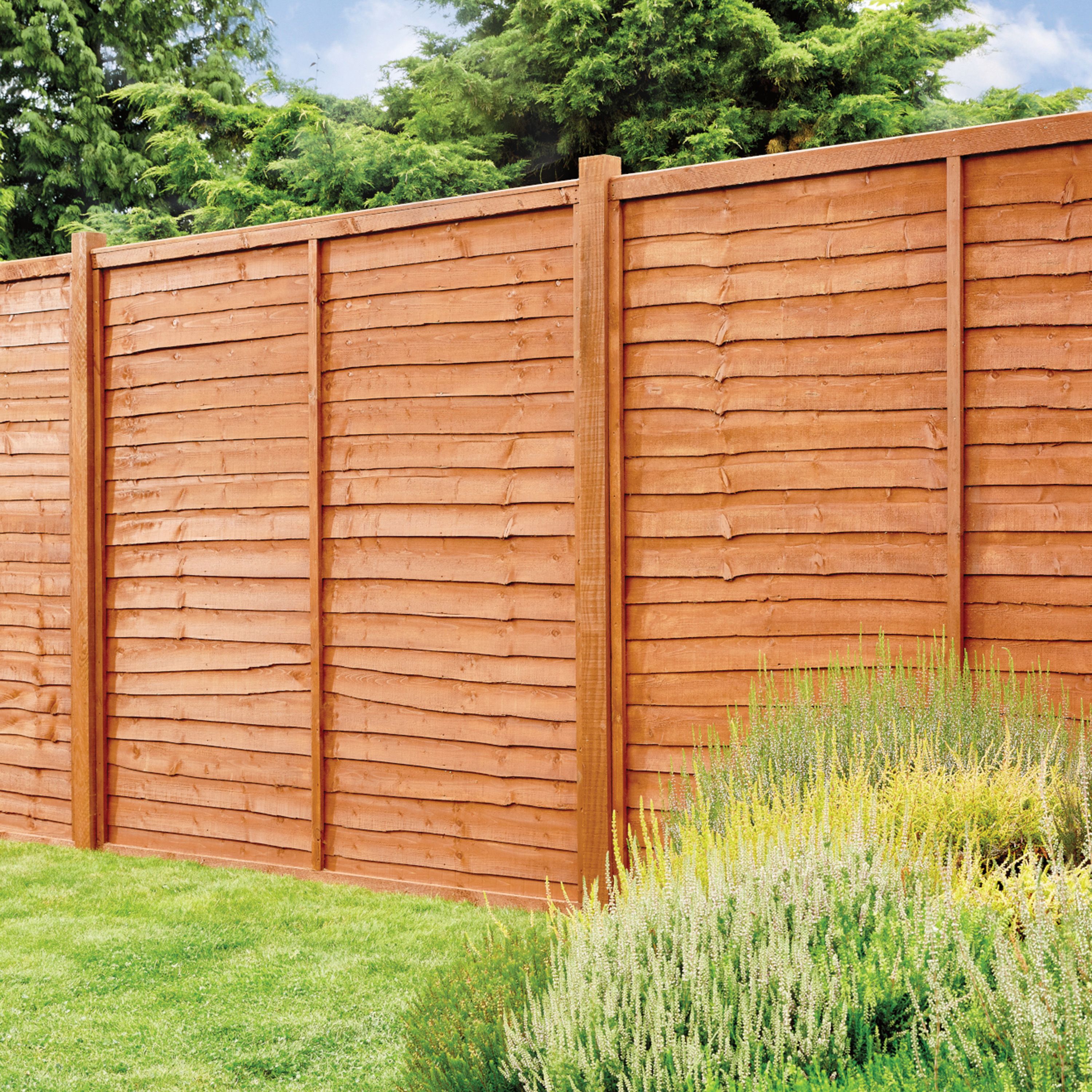 Ronseal Fence Life Plus Medium oak Matt Exterior Wood paint, 9L Tub