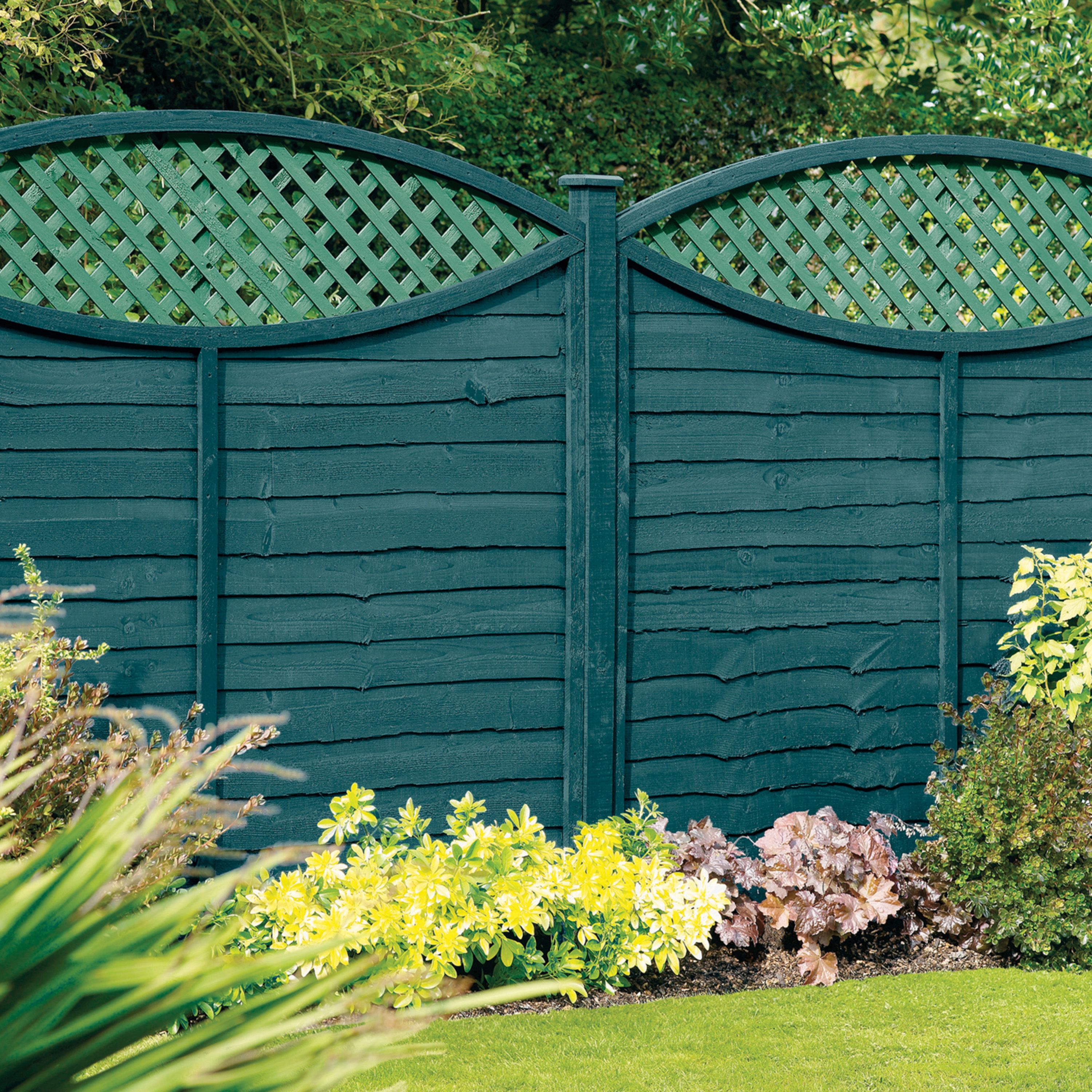 Ronseal Fence Life Plus Teal Matt Exterior Fence & shed Wood paint, 5L Tub