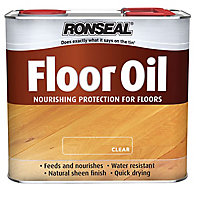 Ronseal Floor oil Natural Soft sheen Not antibacterial Wood oil, 2.5L