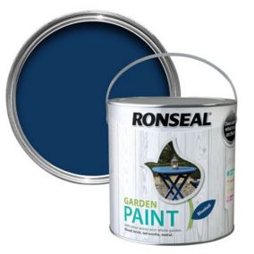 Ronseal Garden Bluebell Matt Metal & wood paint, 2.5L