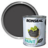 Ronseal Garden Charcoal grey Matt Multi-surface Garden Metal & wood paint, 750ml