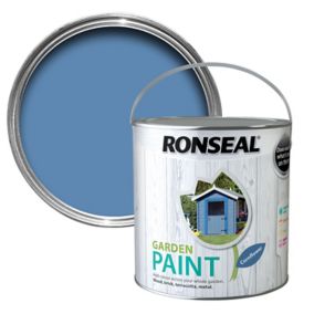 Ronseal Garden Cornflower Matt Metal & wood paint, 2.5L