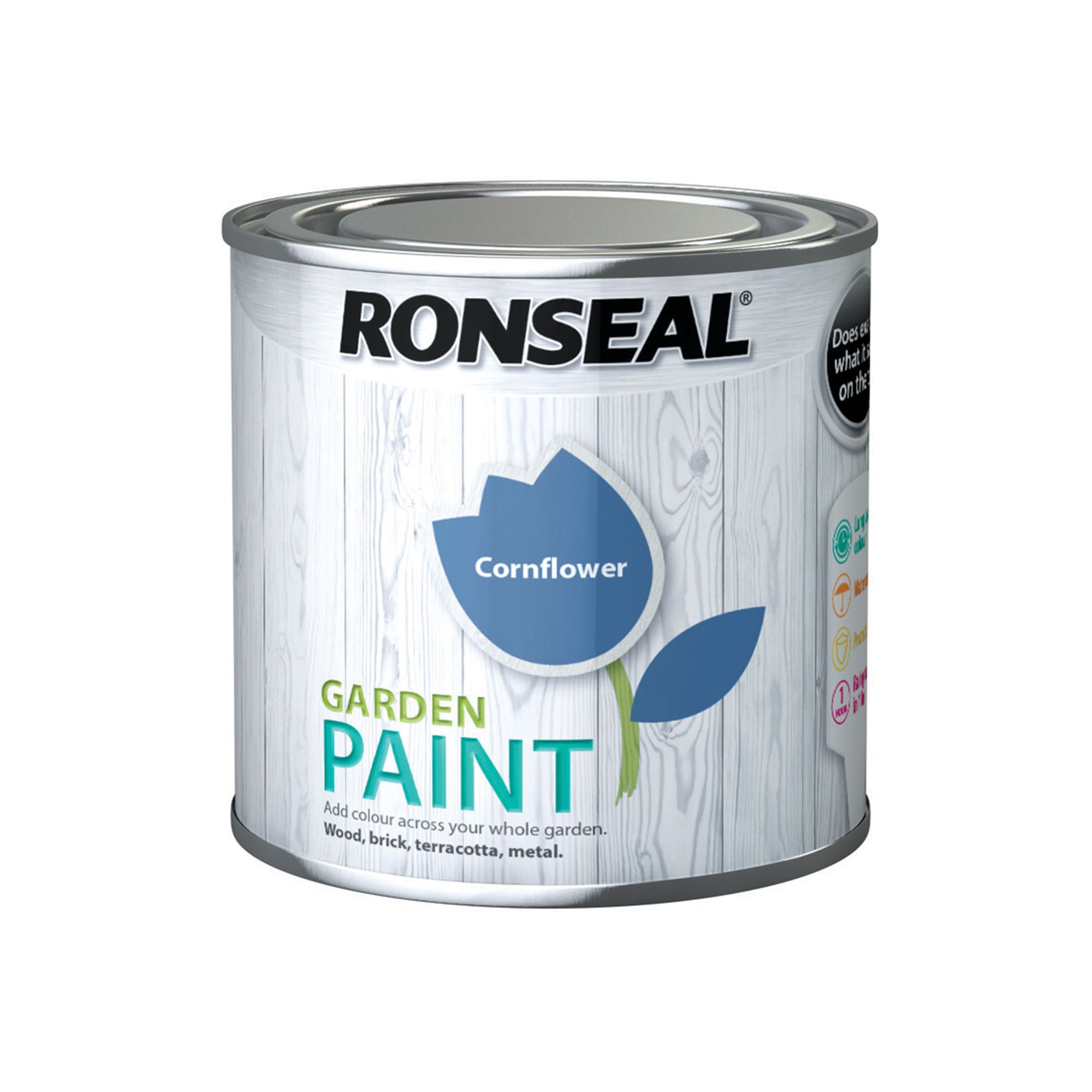 Ronseal Garden Cornflower Matt Multi-surface Garden Metal & wood paint, 250ml