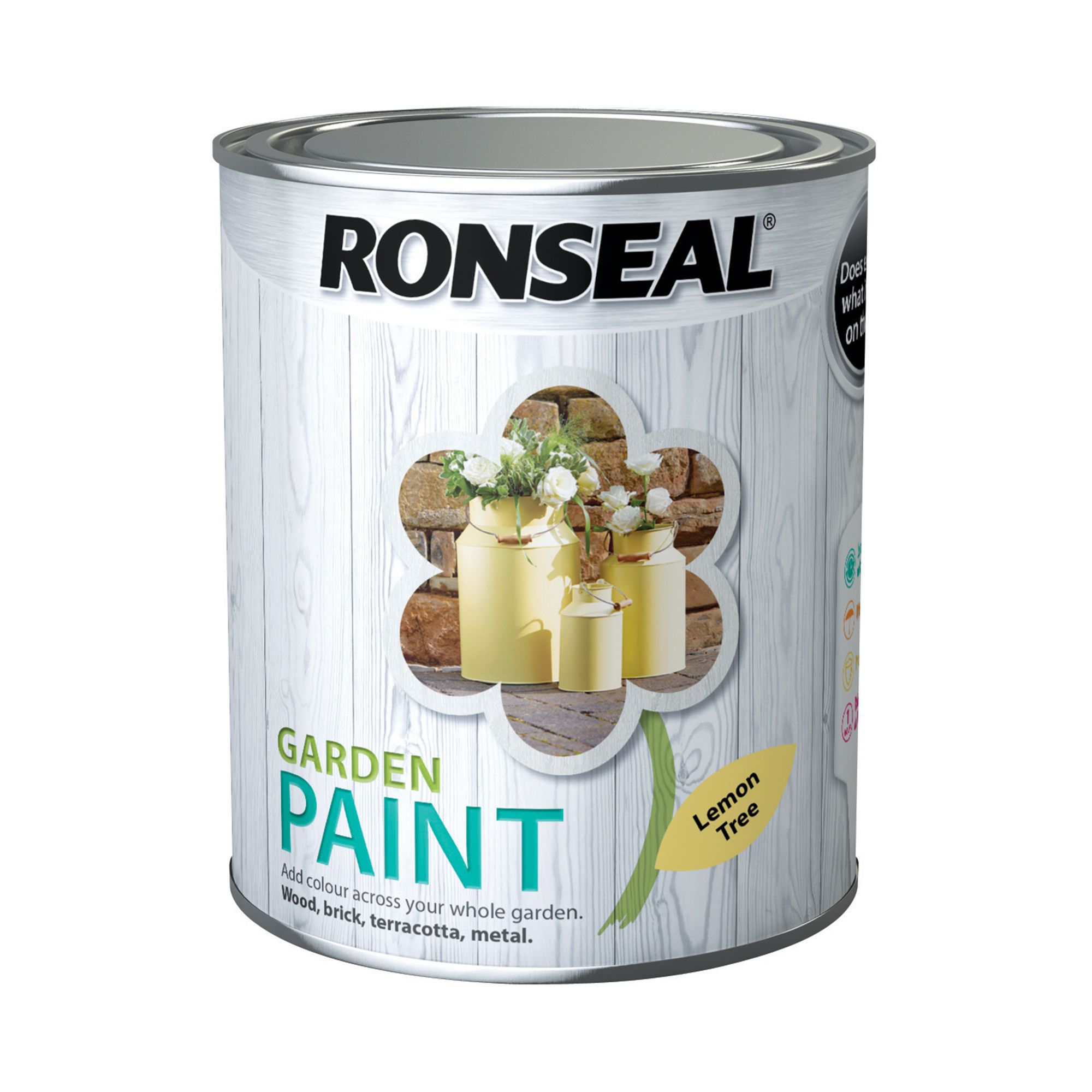 Ronseal Garden Lemon tree Matt Multi-surface Exterior Metal & wood paint, 750ml