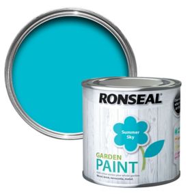 Ronseal Garden Summer sky Matt Multi-surface Garden Metal & wood paint, 250ml