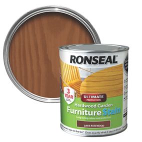 Ronseal Hardwood Dark rosewood Furniture Wood stain, 750ml