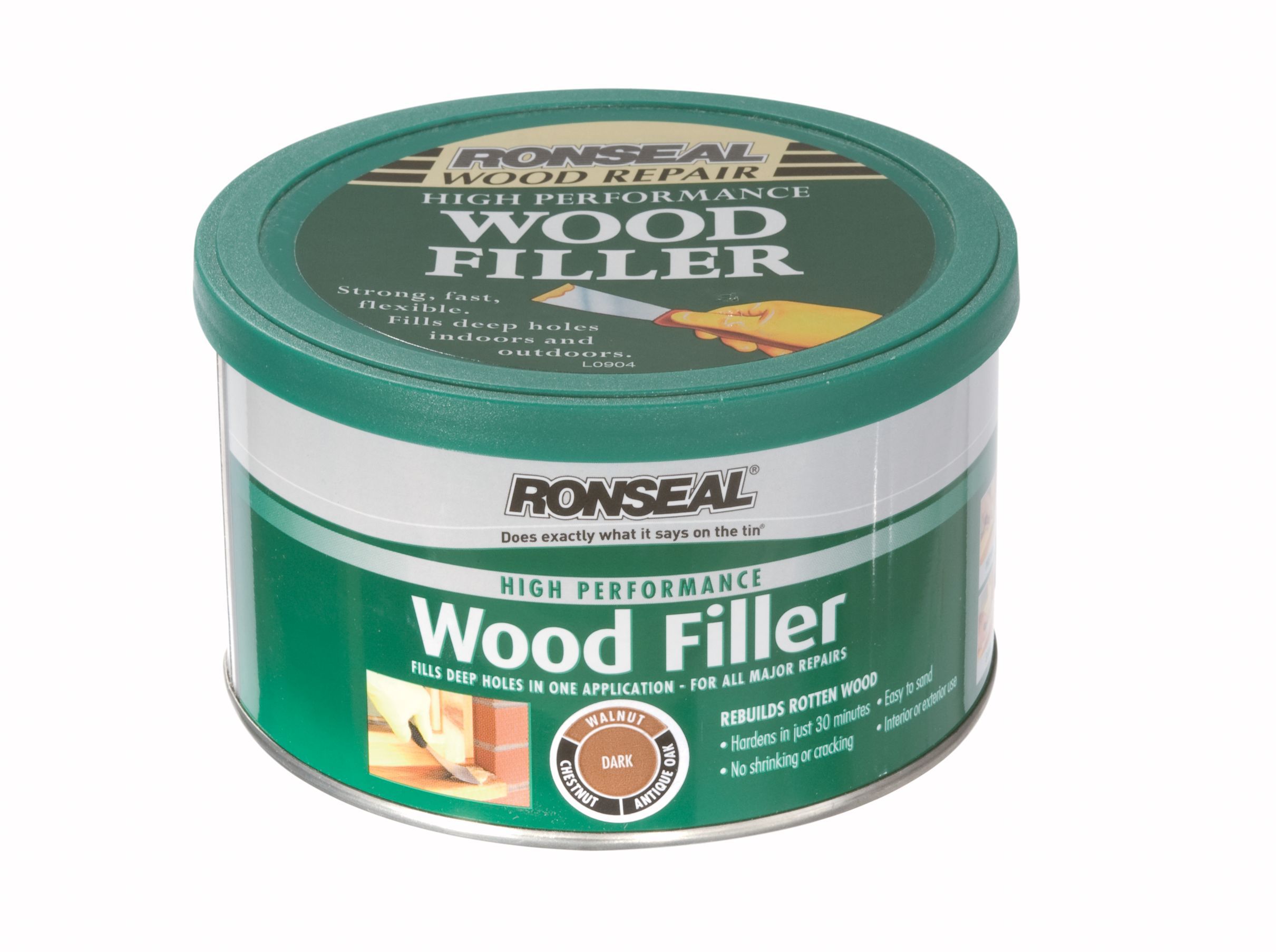 Ronseal High Performance Dark Ready Mixed Wood Filler 275g Diy At B Q