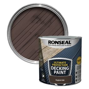 Ronseal Matt english oak Decking paint, 2.5L