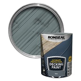 Ronseal Matt slate Decking paint, 5L