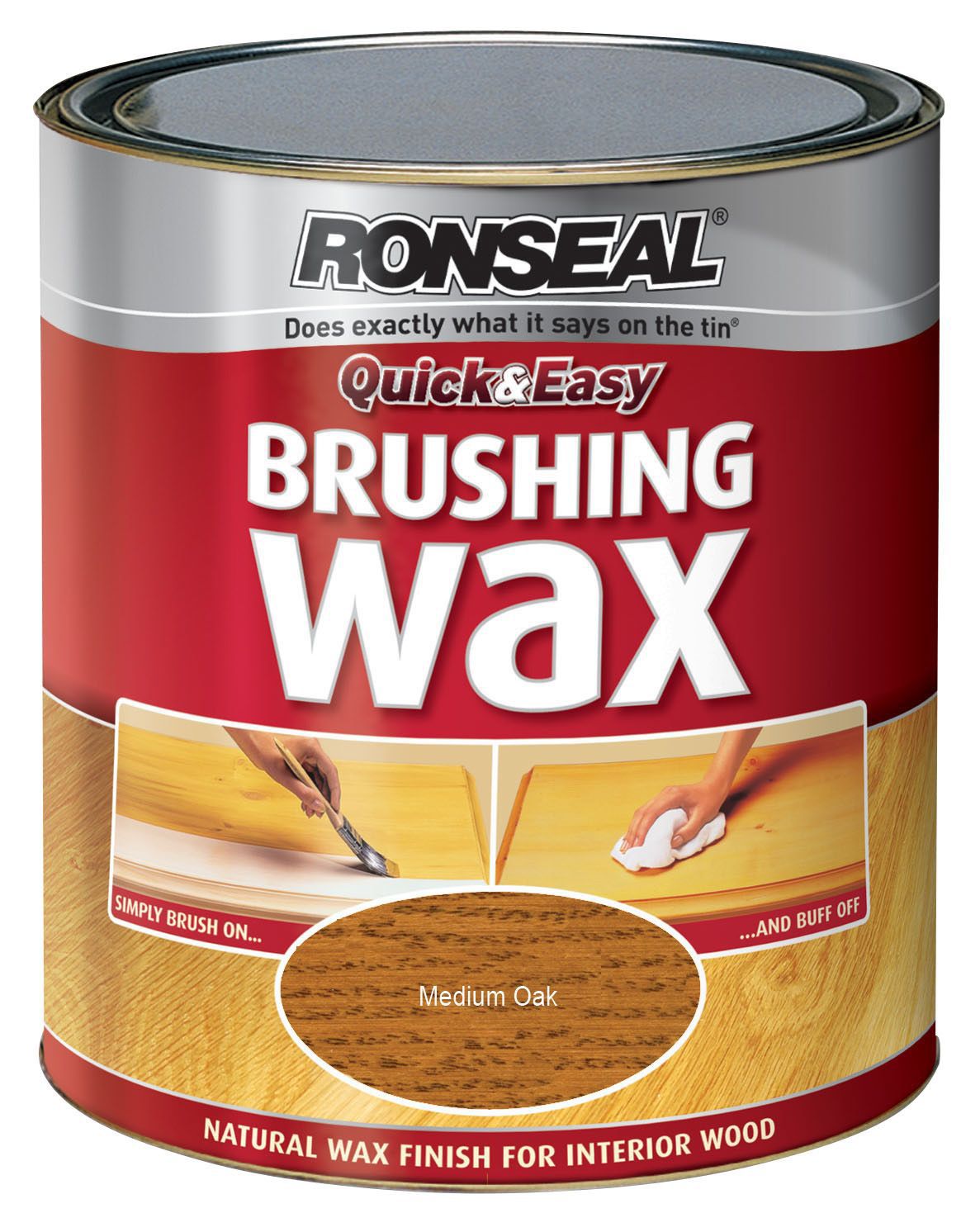 Ronseal Medium Oak Brushing Wax 0.75L | DIY At B&Q