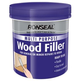 Ronseal Multi purpose Dark Ready mixed Wood Filler, 520g