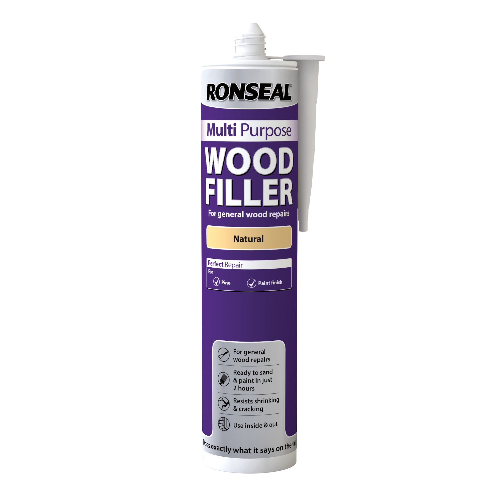 Ronseal Multi purpose Natural Ready mixed Filler, 310g Cartridge - 33365