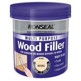Ronseal Multi purpose Natural Ready mixed Wood Filler 250g