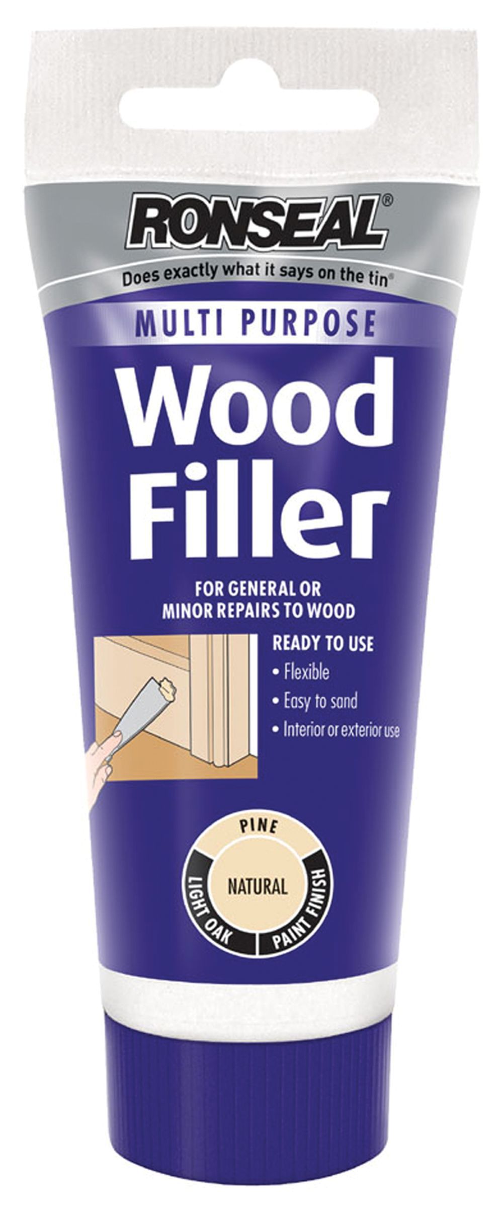 Ronseal Multi purpose Natural Ready mixed Wood Filler, 370g