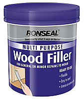 Ronseal Multi purpose White Ready mixed Wood Filler, 0.47kg