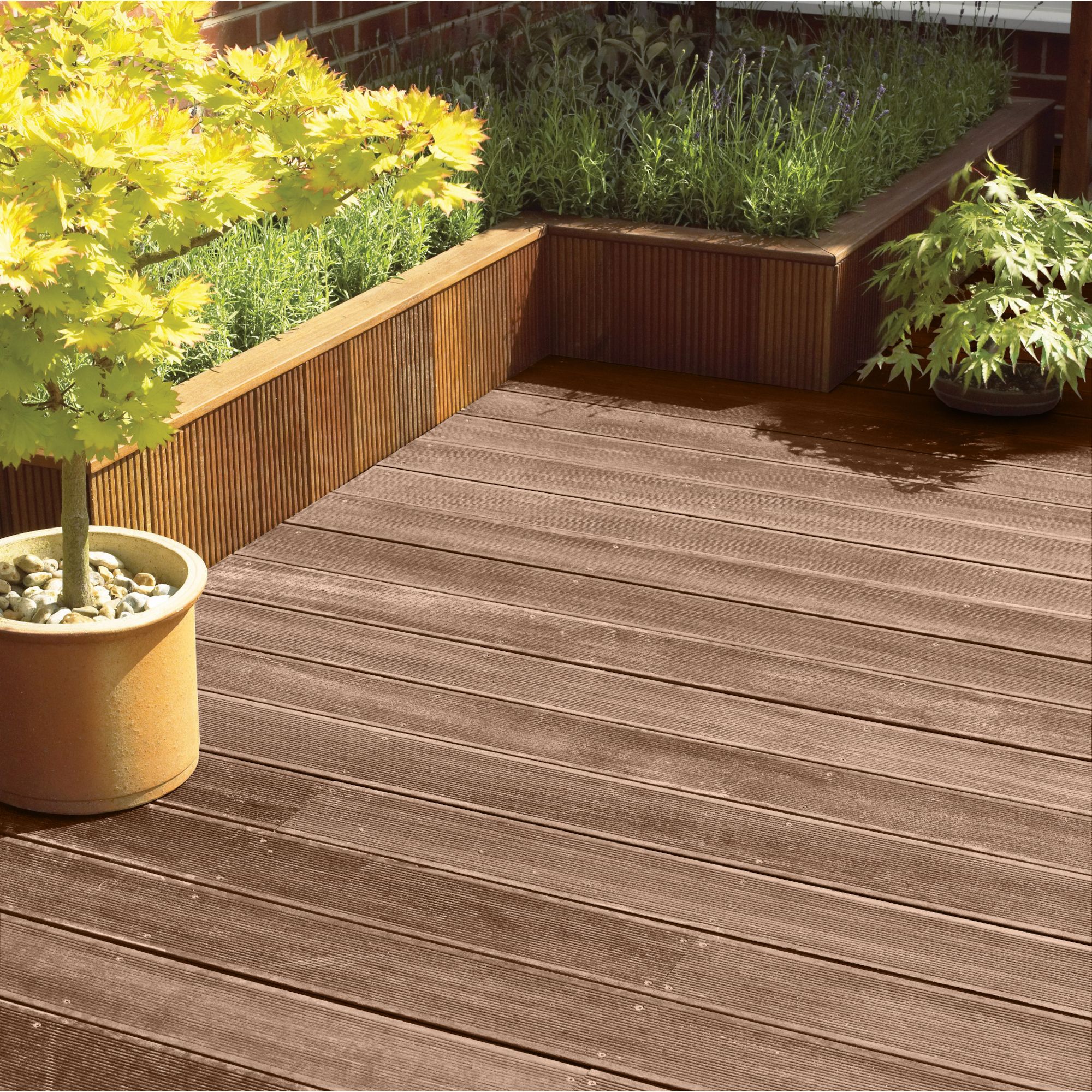 Ronseal Natural cedar UV resistant Decking Wood oil, 2.5L