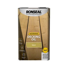 Ronseal Natural Matt Decking Wood oil, 5L