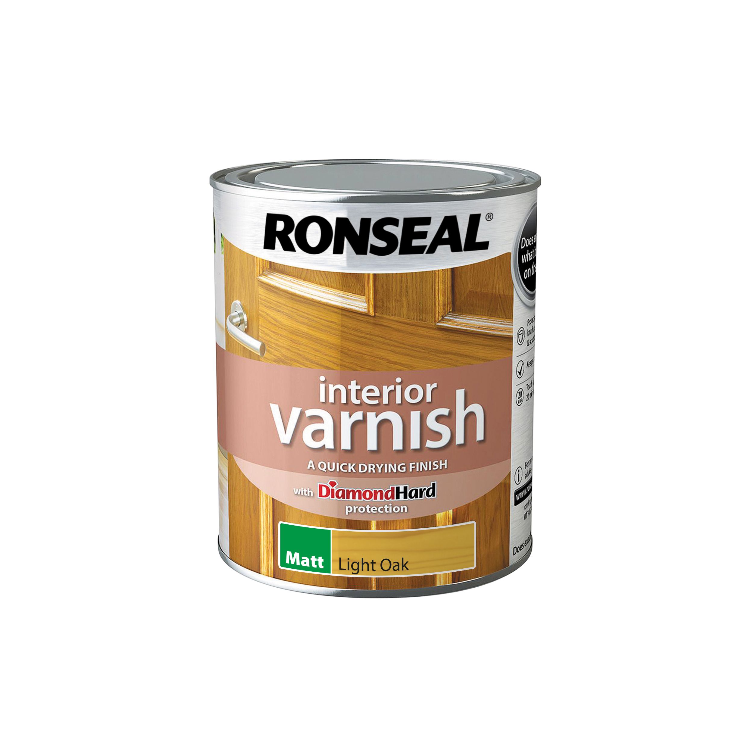 Ronseal Oak Matt Skirting Wood varnish, 750ml