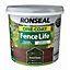 Ronseal One coat fence life Forest green Matt Fence & shed Treatment 5L