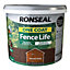 Ronseal One Coat Fence Life Harvest gold Matt Exterior Wood paint, 9L