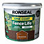 Ronseal One coat fence life Harvest gold Matt Fence & shed Treatment 9L