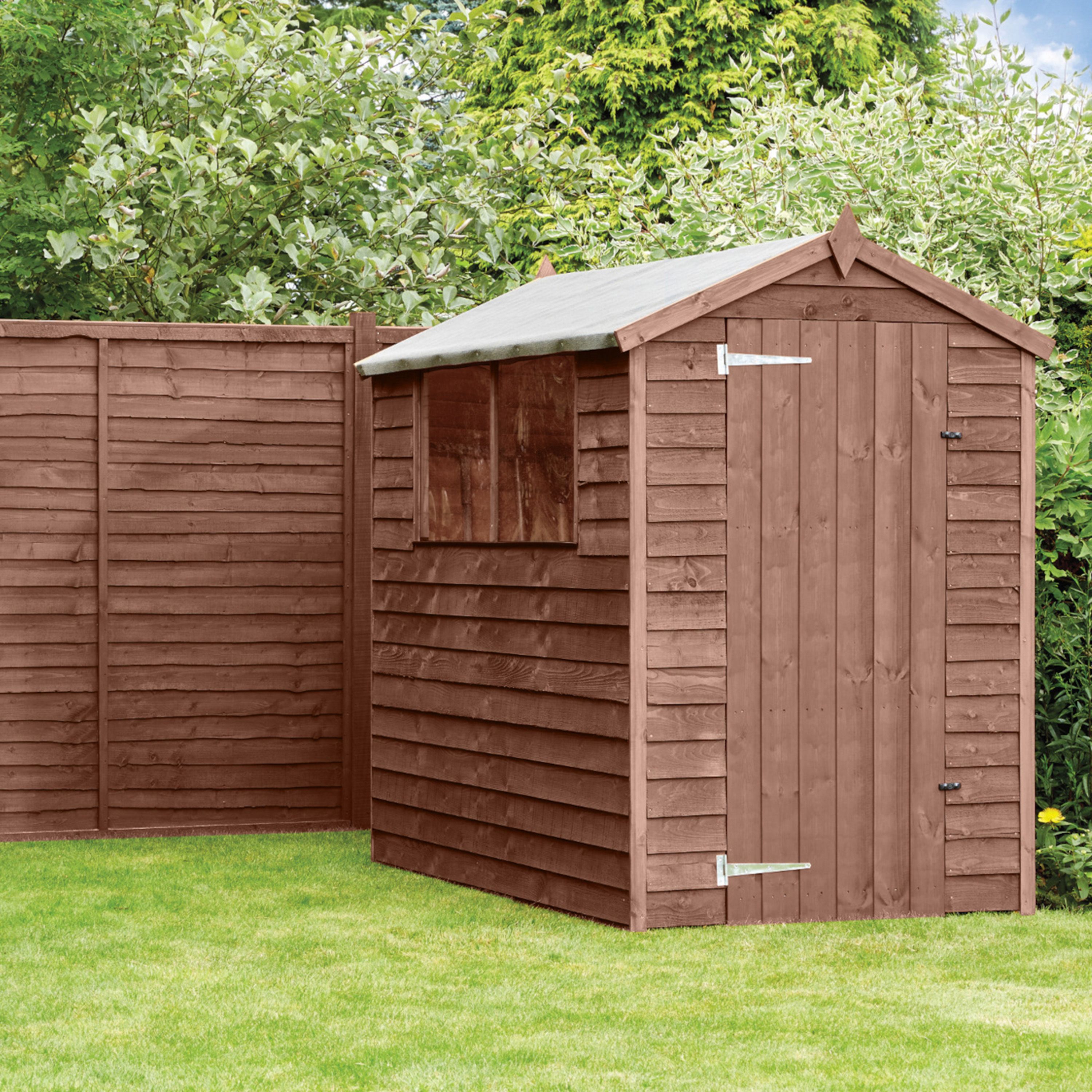 Ronseal One Coat Fence Life Medium oak Matt Exterior Fence & shed Wood paint, 9L Tub