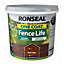 Ronseal One coat fence life Red cedar Matt Fence & shed Treatment 5L