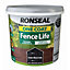 Ronseal One coat fence life Tudor black oak Matt Fence & shed Treatment 5L