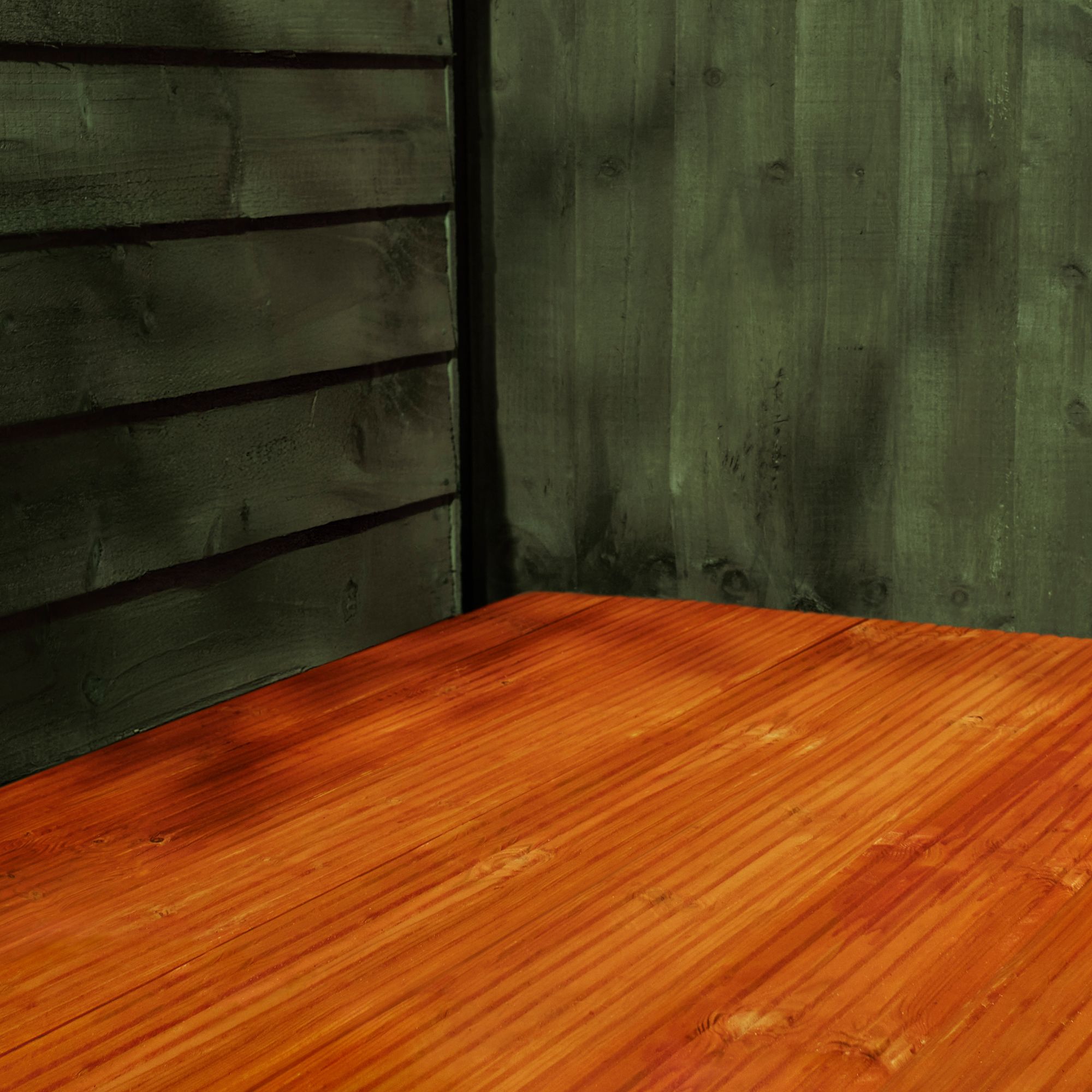 Ronseal One Coat Forest Green Matt Medium base Exterior Shed & fence Protector Wood paint, 5L Tub