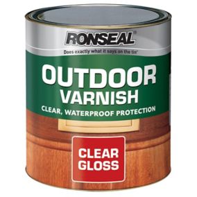 Ronseal Outdoor Clear Gloss Wood varnish, 2.5L