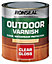 Ronseal Outdoor Varnish Clear Gloss Window frames Wood varnish, 2.5L