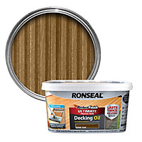 Ronseal Perfect finish Dark oak Decking Wood oil, 2.5L