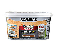 Ronseal Perfect finish Natural cedar Decking Wood oil, 2.5L
