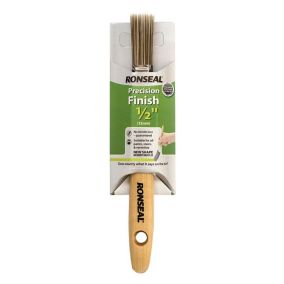 Ronseal Precision finish Fine tip Soft grip Paint brush for Walls, ceilings & trim work (W) 13mm