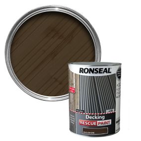 Ronseal Rescue Matt english oak Decking paint, 5L