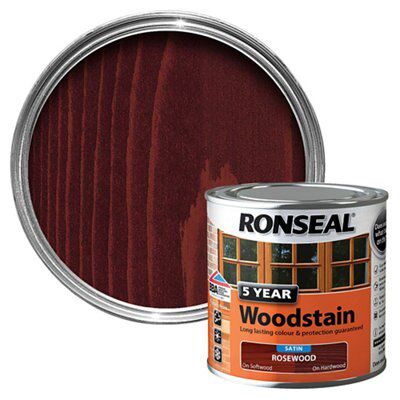 Ronseal Rosewood High satin sheen Wood stain, 250ml