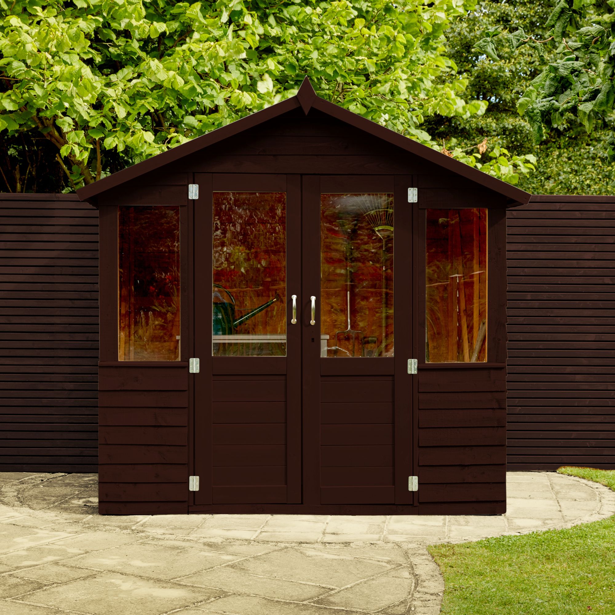 Ronseal Ultimate Fence Life Concentrate Dark oak Matt Fence & shed Treatment, 0.95L