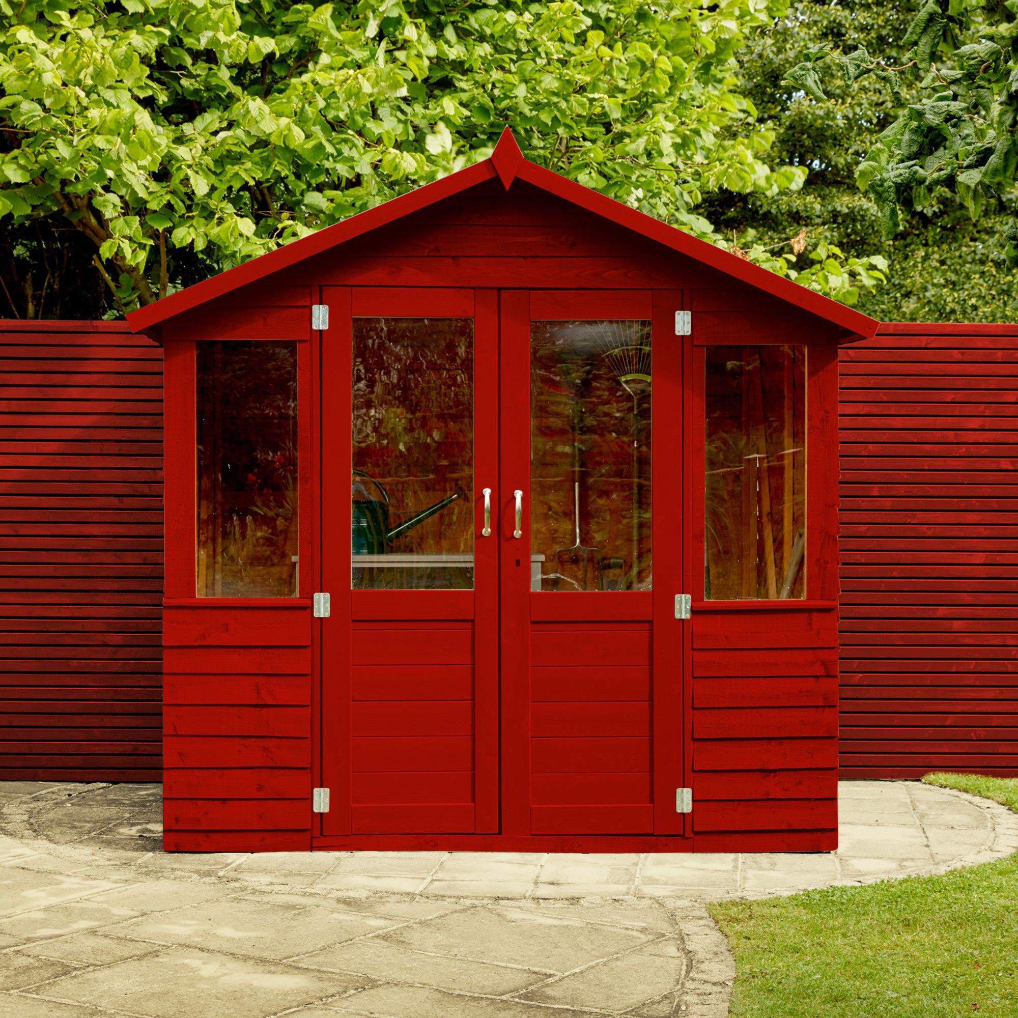 Ronseal Ultimate Fence Life Concentrate Red cedar Matt Exterior Fence & shed Stain Wood paint, 950ml