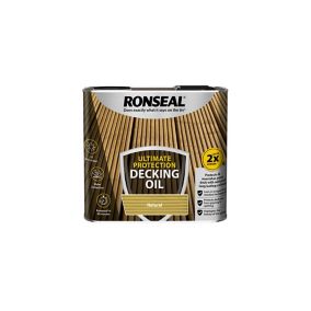 Ronseal Ultimate Natural Decking Wood oil, 2.5L