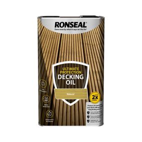 Ronseal Ultimate Natural Decking Wood oil, 5L